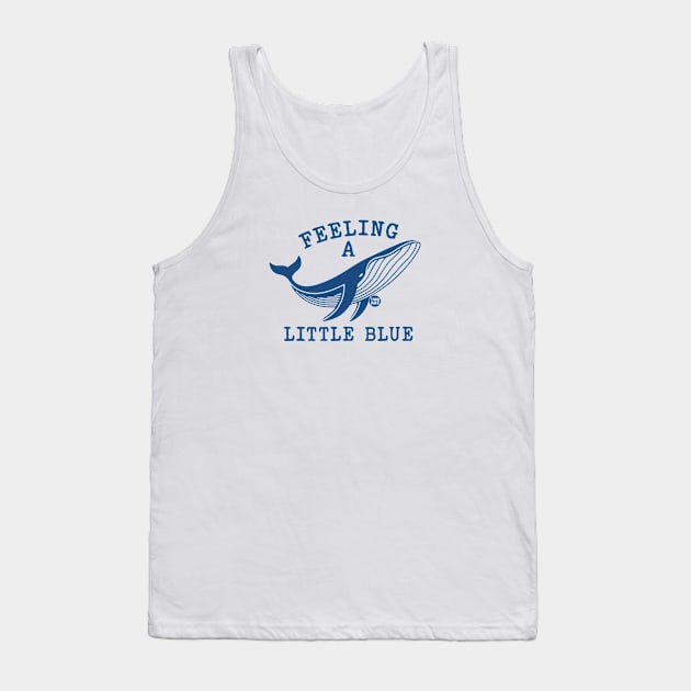 little blue Tank Top by toddgoldmanart